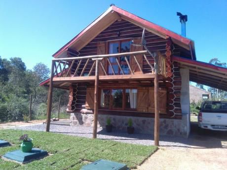 Hermosa Cabaña De Troncos A Estrenar En Bnrio Buenos Aires