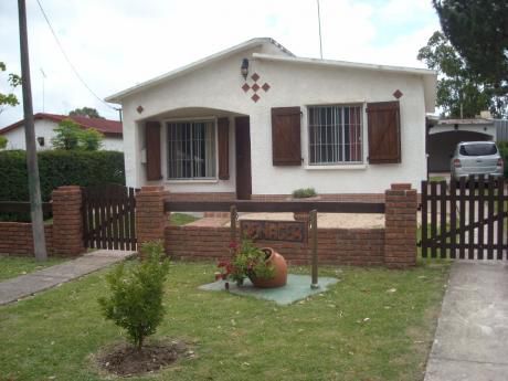 Casa En Playa Grande (piriapolis) P/6 Personas, Barbacoa,gge