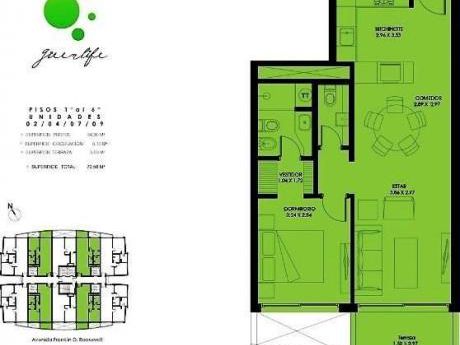 Apartamento En Venta 1 Dormitorio