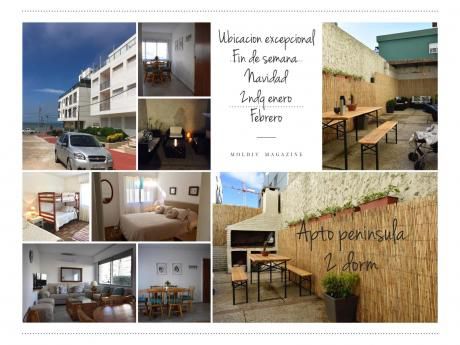 Apartamento En La Peninsula, Planta Bajo Con Patio Y Barbacoa, Todo Privado.